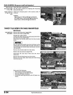 2004-2007 Honda Aquatrax ARX1200N3/T3/T3D Factory Service Manual, Page 257
