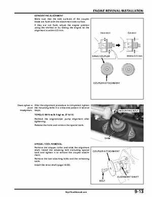 2004-2007 Honda Aquatrax ARX1200N3/T3/T3D Factory Service Manual, Page 294
