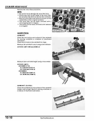 2004-2007 Honda Aquatrax ARX1200N3/T3/T3D Factory Service Manual, Page 307