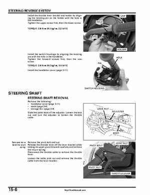 2004-2007 Honda Aquatrax ARX1200N3/T3/T3D Factory Service Manual, Page 417