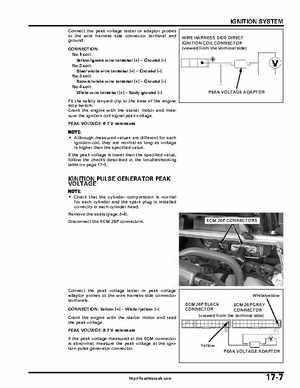 2004-2007 Honda Aquatrax ARX1200N3/T3/T3D Factory Service Manual, Page 444