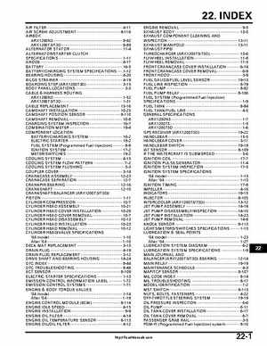 2004-2007 Honda Aquatrax ARX1200N3/T3/T3D Factory Service Manual, Page 497