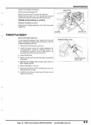 2008 Honda Aquatrax ARX1500T3/T3D factory service manual, Page 79