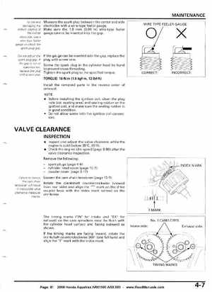 2008 Honda Aquatrax ARX1500T3/T3D factory service manual, Page 81
