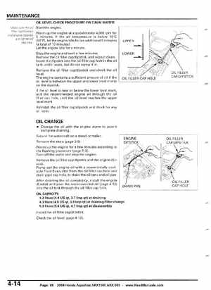 2008 Honda Aquatrax ARX1500T3/T3D factory service manual, Page 88
