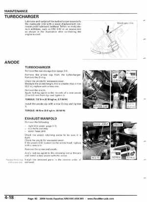 2008 Honda Aquatrax ARX1500T3/T3D factory service manual, Page 92