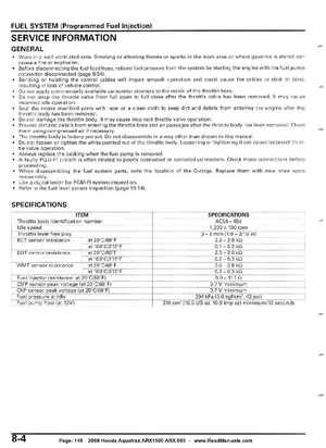 2008 Honda Aquatrax ARX1500T3/T3D factory service manual, Page 140