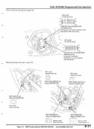 2008 Honda Aquatrax ARX1500T3/T3D factory service manual, Page 147