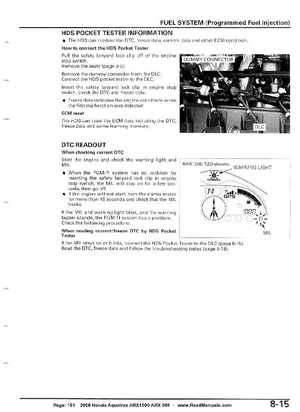 2008 Honda Aquatrax ARX1500T3/T3D factory service manual, Page 151