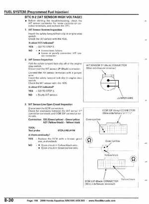 2008 Honda Aquatrax ARX1500T3/T3D factory service manual, Page 166