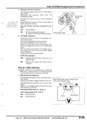 2008 Honda Aquatrax ARX1500T3/T3D factory service manual, Page 181