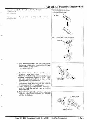 2008 Honda Aquatrax ARX1500T3/T3D factory service manual, Page 191
