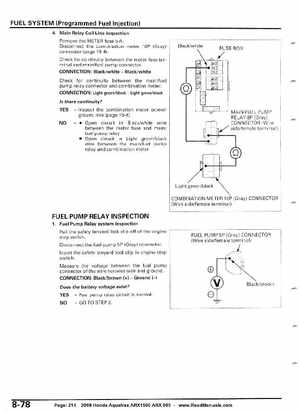 2008 Honda Aquatrax ARX1500T3/T3D factory service manual, Page 214