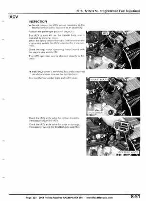 2008 Honda Aquatrax ARX1500T3/T3D factory service manual, Page 227