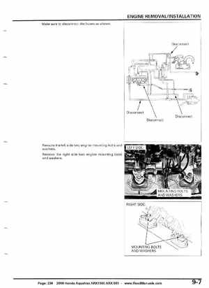 2008 Honda Aquatrax ARX1500T3/T3D factory service manual, Page 239