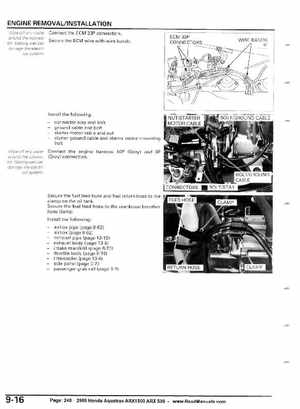 2008 Honda Aquatrax ARX1500T3/T3D factory service manual, Page 248