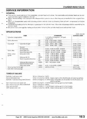 2008 Honda Aquatrax ARX1500T3/T3D factory service manual, Page 251
