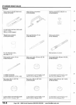 2008 Honda Aquatrax ARX1500T3/T3D factory service manual, Page 252