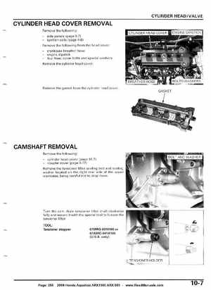 2008 Honda Aquatrax ARX1500T3/T3D factory service manual, Page 255