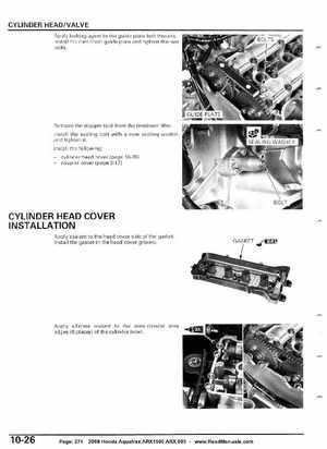 2008 Honda Aquatrax ARX1500T3/T3D factory service manual, Page 274