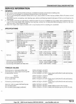 2008 Honda Aquatrax ARX1500T3/T3D factory service manual, Page 293