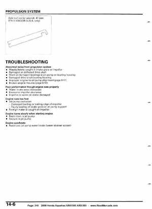 2008 Honda Aquatrax ARX1500T3/T3D factory service manual, Page 340