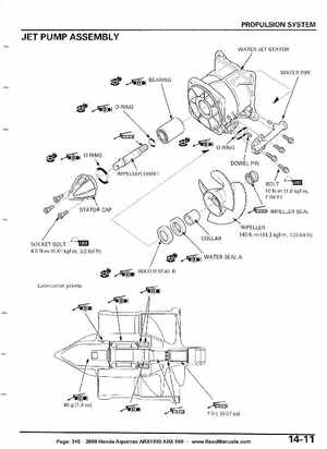 2008 Honda Aquatrax ARX1500T3/T3D factory service manual, Page 345