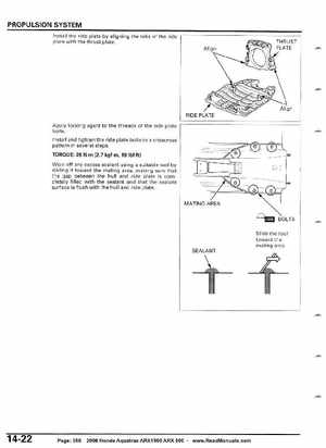 2008 Honda Aquatrax ARX1500T3/T3D factory service manual, Page 356