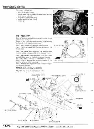 2008 Honda Aquatrax ARX1500T3/T3D factory service manual, Page 358