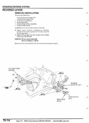 2008 Honda Aquatrax ARX1500T3/T3D factory service manual, Page 374