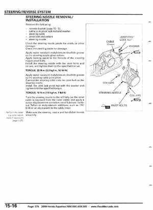 2008 Honda Aquatrax ARX1500T3/T3D factory service manual, Page 376