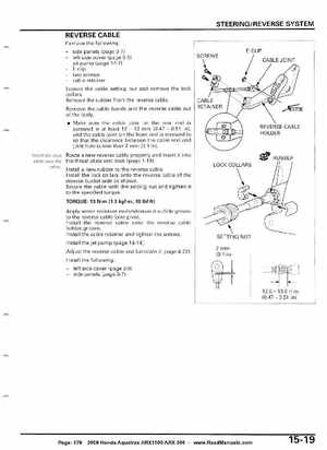 2008 Honda Aquatrax ARX1500T3/T3D factory service manual, Page 379
