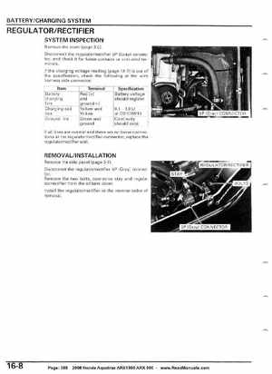 2008 Honda Aquatrax ARX1500T3/T3D factory service manual, Page 388