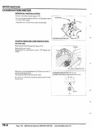 2008 Honda Aquatrax ARX1500T3/T3D factory service manual, Page 418