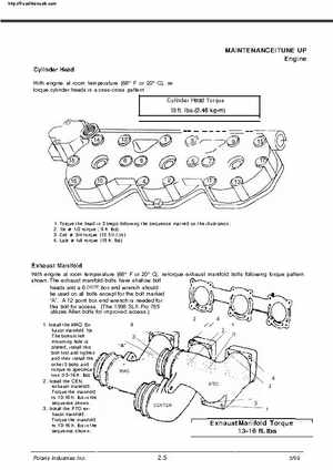 1997-1998 Polaris SLX-Pro 785 Service Manual Supplement, Page 11