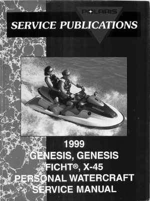 1999 Polaris PWC Genesis, Ficht, X-45 Service Manual, Page 1