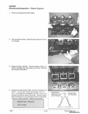 1999 Polaris PWC Genesis, Ficht, X-45 Service Manual, Page 130
