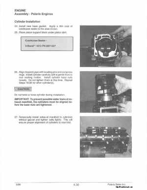1999 Polaris PWC Genesis, Ficht, X-45 Service Manual, Page 146