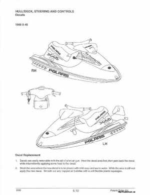 1999 Polaris PWC Genesis, Ficht, X-45 Service Manual, Page 208