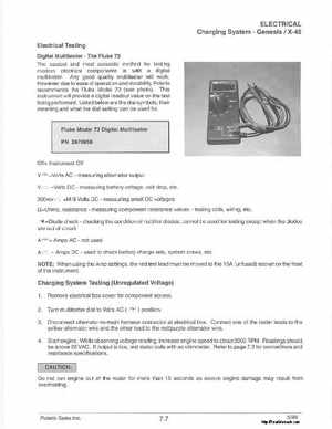 1999 Polaris PWC Genesis, Ficht, X-45 Service Manual, Page 228
