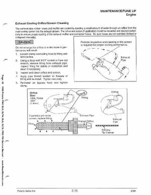 1999 Polaris SLH, SLTH, SLX, SLTX, PRO785 Factory Service Manual, Page 32