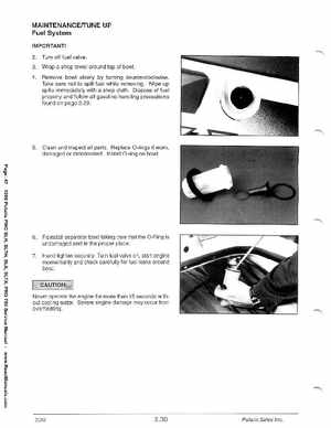 1999 Polaris SLH, SLTH, SLX, SLTX, PRO785 Factory Service Manual, Page 47