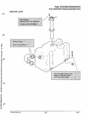 1999 Polaris SLH, SLTH, SLX, SLTX, PRO785 Factory Service Manual, Page 78