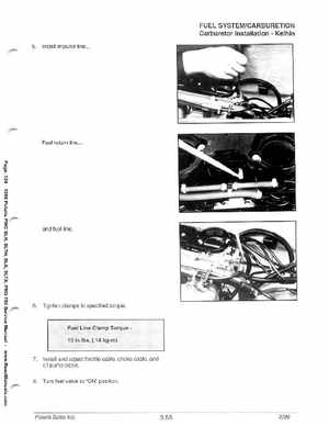 1999 Polaris SLH, SLTH, SLX, SLTX, PRO785 Factory Service Manual, Page 124