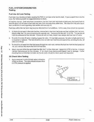 1999 Polaris SLH, SLTH, SLX, SLTX, PRO785 Factory Service Manual, Page 137