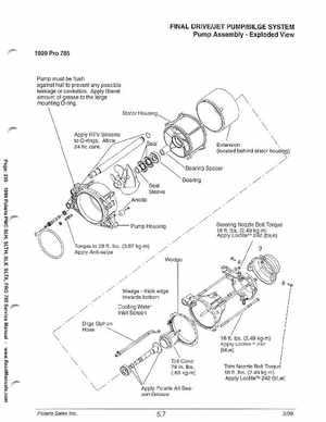 1999 Polaris SLH, SLTH, SLX, SLTX, PRO785 Factory Service Manual, Page 235