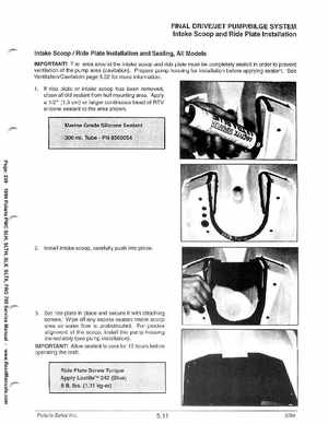 1999 Polaris SLH, SLTH, SLX, SLTX, PRO785 Factory Service Manual, Page 239