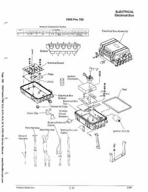 1999 Polaris SLH, SLTH, SLX, SLTX, PRO785 Factory Service Manual, Page 300