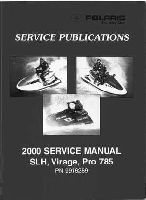 2000 Polaris Pro 785 Service Manual, Page 1