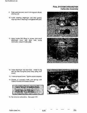 2000 Polaris Virage TX, SLX, Pro 1200, Genesis, Genesis FFI Personal Watercraft Service Manual, Page 98